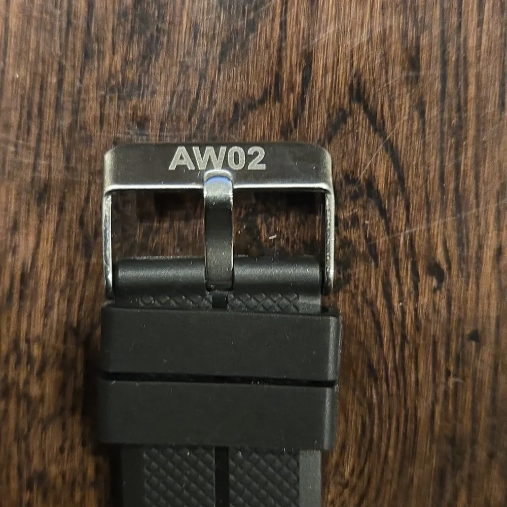 AWO2 Black Smartwatch with Water Resistance
